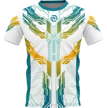 Unisex tričko Felet RN 3622 White/Green Velikost: XXS