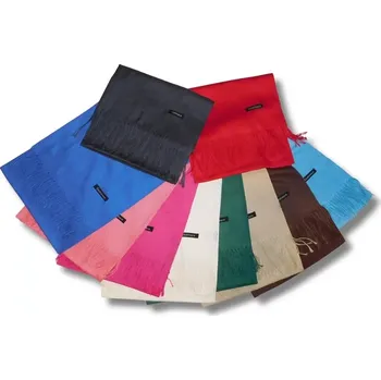 Šála Kašmírová šála Kugo pro děti i dospělé - 200x65 cm - tmavě zelená