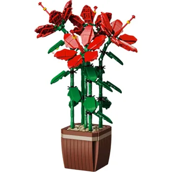 ostatní stavebnice Dětská stavebnice - Rododendron v květináči (926 ks)