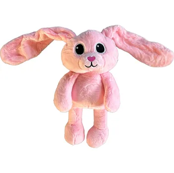 plyšák Apolyne Roztomilý plyšový králík s vytahovacíma ušima 30 cm Růžová