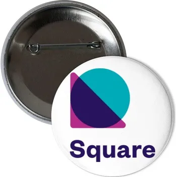 Odznáček s potiskem Square placka