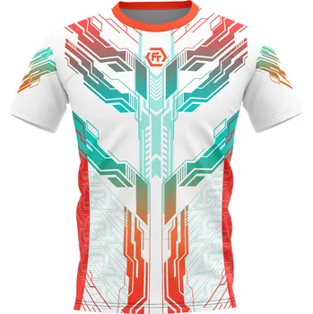 Pánské tričko Unisex tričko Felet RN 3622 White/Orange Velikost: 3XL