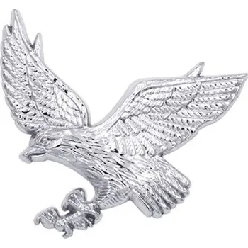 Samolepicí dekorace na vozidlo 3D Chromová Samolepka - Orlice Barva: Stříbrná