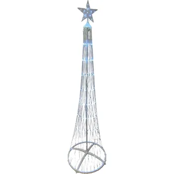 Vánoční dekorace Appetitissime vánoční světelný kužel 1.8 m studená bílá
