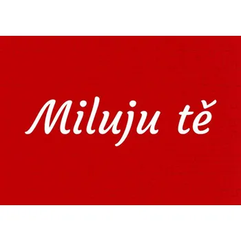 Puzzle Puzzle velké s potiskem Skládačka Miluju tě - UPRAVITELNÁ