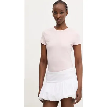 Pánské tričko Tričko Abercrombie & Fitch růžová barva, KI139-5249 KI139.5249.601 03X, vel. L