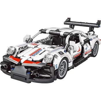 ostatní stavebnice Dětská stavebnice - Sportovní auto bílé (492 ks)