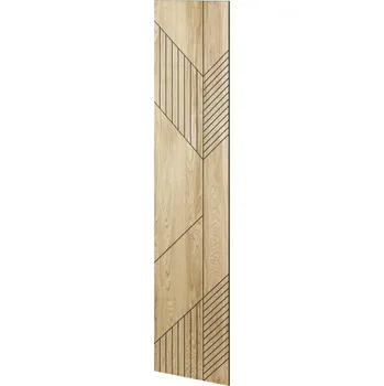 Obklad Designový obkladový panel s dubovou dýhou, vzor Stockholm, 60x275 cm