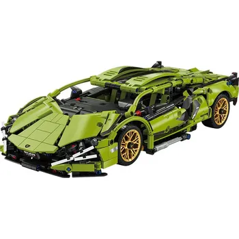 ostatní stavebnice Dětská stavebnice - Sportovní auto zelené (1280 ks)