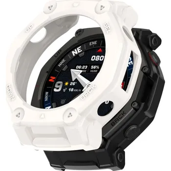 VSECHNONAMOBIL 124625 TPU HALF COVER Kryt pro Amazfit T-Rex 3 Pro 48mm bílý