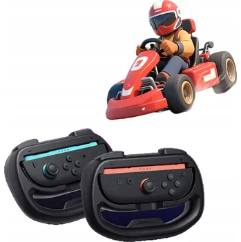 Herní konzole Volant závodní 2-pack Adaptér Držák Krytka pro Nintendo Switch 2