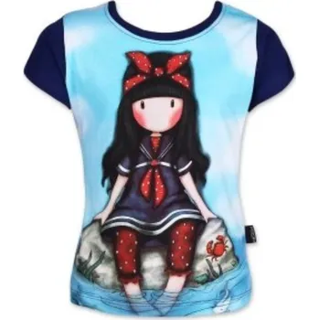 Setino Dívčí tričko SANTORO GORJUSS krátký rukáv Barva: Modrá, Velikost: 122