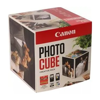 Canon CARTRIDGE PG-560/CL-561 PHOTO CUBE Creative Pack White Pink - 5x5 fotopapír (PP-201 40 obr.)