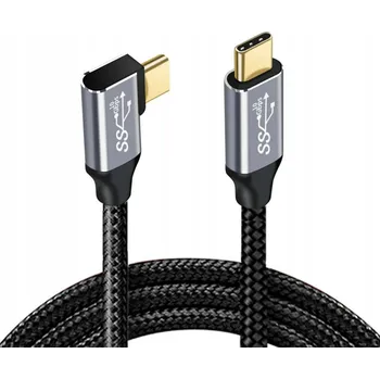 Datový kabel Kabel Tradebit USB typ C – USB typ C 3 m černý
