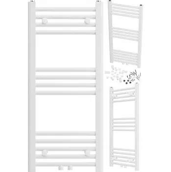 Radiátor KOUPELNOVÝ RADIÁTOR ŽEBŘÍKOVÝ BÍLÝ MODERNÍ 90x40 cm RAVEN
