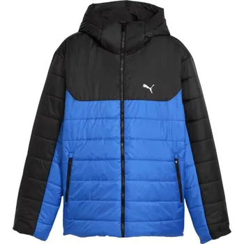 Pánská vyteplená modročerná bunda Puma ESS s kapucí 685211 13 pánské L