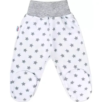 Dupačky kojenecké polodupačky new baby classic ii šedé s hvězdičkami 62 (3–6 m)