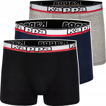 Pánské spodní prádlo Pánské boxerky COTTON ZNAČKOVÉ sportovní slipy Kappa 2 ks námořnická modrá XL