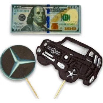 Cukrová figurka Mercedes set - K Decor | Skvělé pro Váš domácí dort