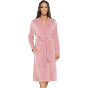 Dámské noční prádlo Dámský župan Vivisence 5022 Barva: Růžová - světle, Velikost: XS
