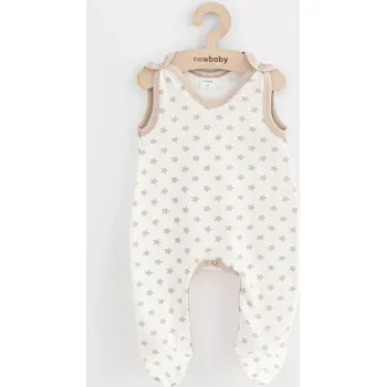 dětské dupačky new baby classic ii hvězdičky béžové 80 (9–12 měsíců)