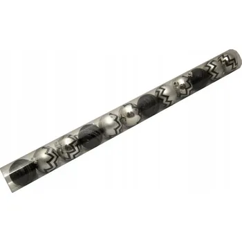 Vánoční dekorace Vánoční Baňky nerozbitné ZDOBENÉ Mix 6cm. Tuba 12 Ks