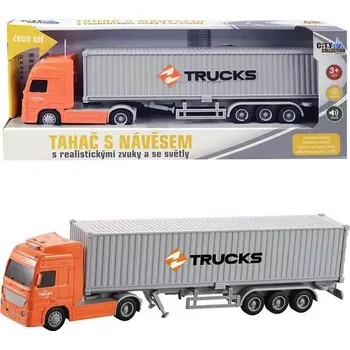 Dětské zboží MaDe Kamion s kontejnerem na setrvačník 8 x 33 x 5 cm