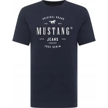 Pánské tričko Mustang Style Alex Dark Sapphire 1017331 4136 L