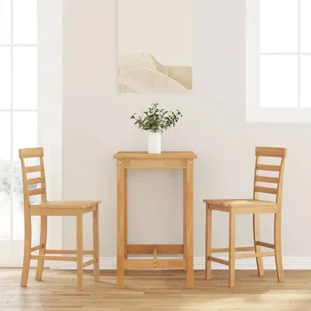 Barová židle VidaXL březová dřevěná Barová Židle 96 cm