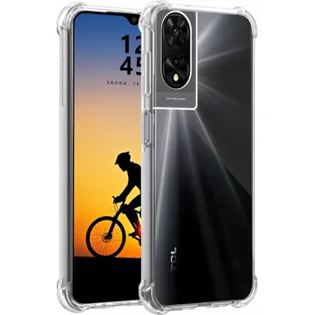 Pouzdro na mobilní telefon Zadní Kryt na TCL 505 4G průhledné