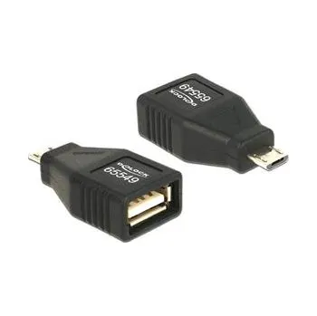 Datový kabel Delock Adapter USB micro-B samec > USB 2.0-A samice OTG, celý v pouzdru
