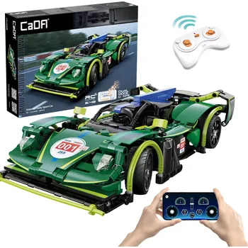 RC model auta Stavebnice CaDA RC závodní auto Emerald Deity, 29 cm, 388 dílků, Dual Mode
