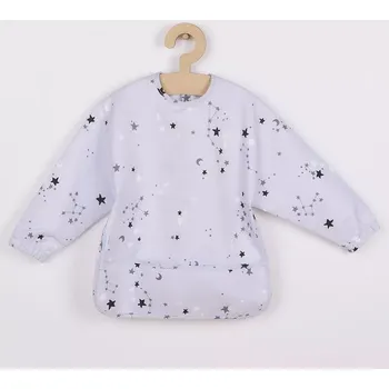 Bryndák Dětský bryndák–zástěra s dlouhým rukávem New Baby 45 × 36 cm