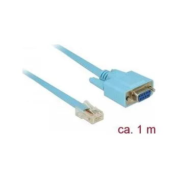 Kabel do PC Delock Adaptér RS-232 DB9 samice > 1 x Sériový RS-232 RJ45 samec 1 m
