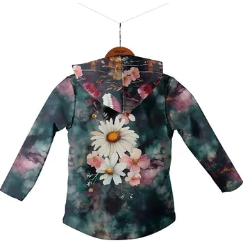 2. Třída - Panel se střihem 116 softshell bunda akvarel kopretiny Diana