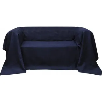 Prostěradlo Přehoz VidaXL polyester 140 cm x 210 cm modrý