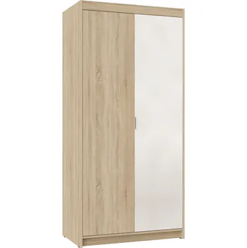 Šatní skříň FALCO Šatní skříň Enja 2D s jedním zrcadlem Odstín: Dub sonoma