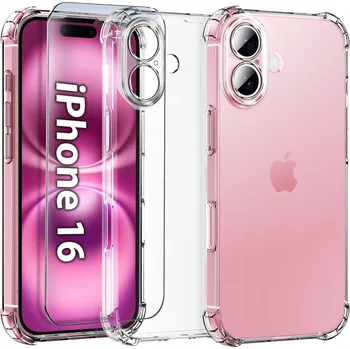 Pouzdro na mobilní telefon Zadní Kryt KrainaGSM pro Apple iPhone 16 bezbarvý