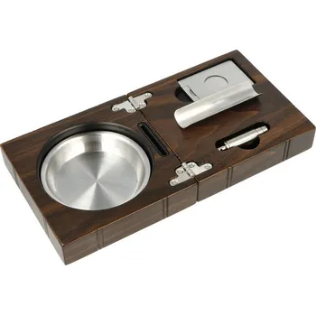 Popelník Doutníkový popelník Wood Set, 1D