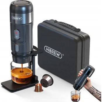 Kávovar HiBREW H4A přenosný kávovar 3v1 15 bar 80 W kapsle mletá káva