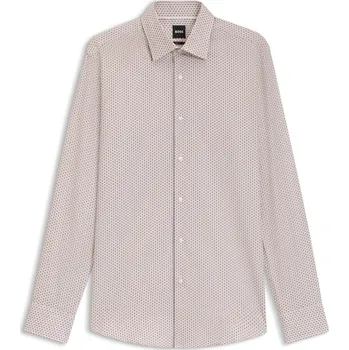 Pánská košile Košile Boss Med Beige 260 1183119 15 inch