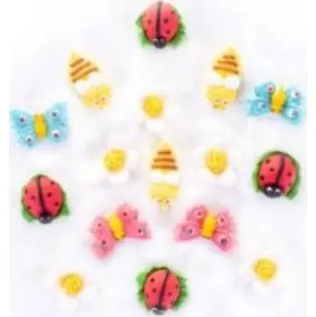 Cukrová figurka včelky, berušky a motýlci - K Decor | Skvělé pro Váš domácí dort