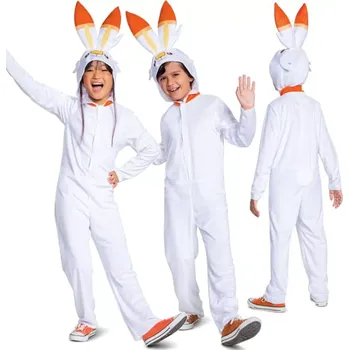 Dětský kostým POKEMON Scorbunny kigurumi 126–136 cm (7–8 let)