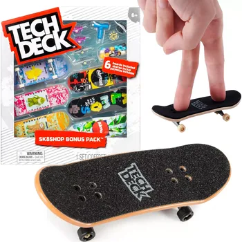 fingerboard Fingerboard sada 6 skateboardů Bonus Pack ALMOST Tech Deck s příslušenstvím