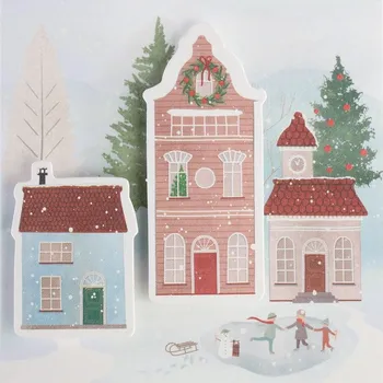 Artebene Malé papírové přání/Winterdorf/3D