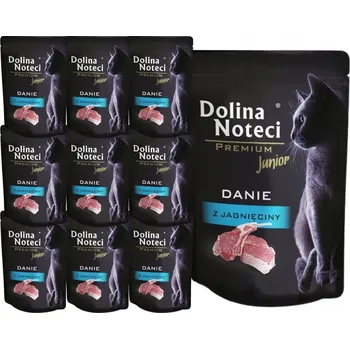 Krmivo pro kočku Dolina Noteci Premium Krmivo pro kočky Junior, jehněčí, 10 x 85 g