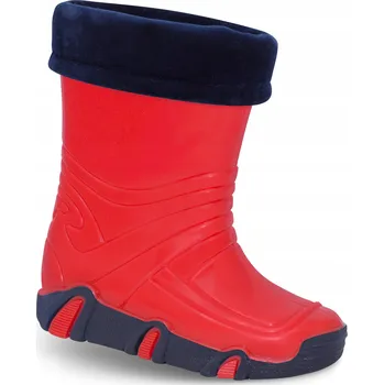 Dívčí holínky ZETPOL dětské holínky Wodnik červené s vložkou, velikost 25/26