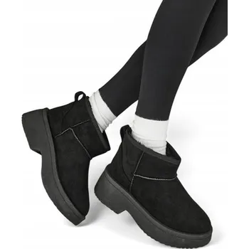 Dámská zimní obuv Černé krátké dámské sněhule Liorah 37