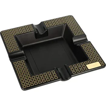 Popelník Doutníkový popelník kovový Ereus černý, 4D