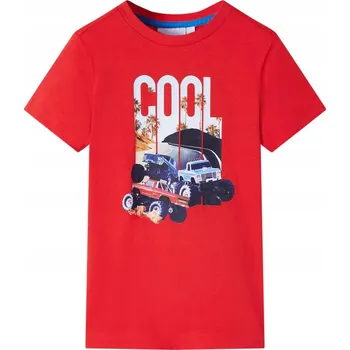 Chlapecké tričko Dětské tričko s krátkým rukávem, červené, velikost 128 Lumarko!